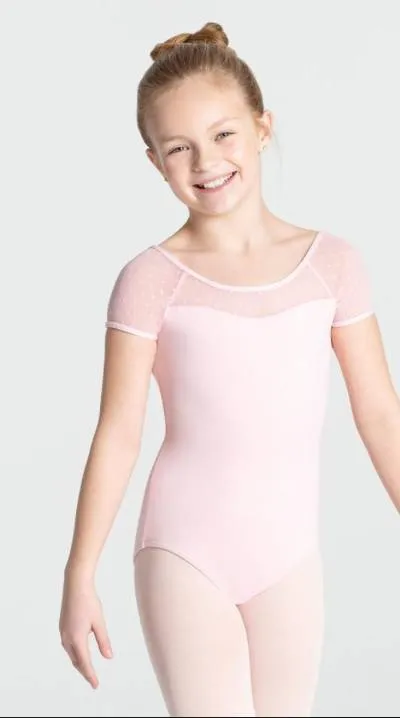 11326C - Swiss Dot Keyhole Back Leotard