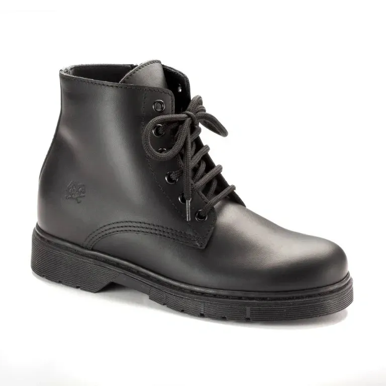 3089 - Black Soft Leather Bootie for Girl/Teen/Women by London Kids