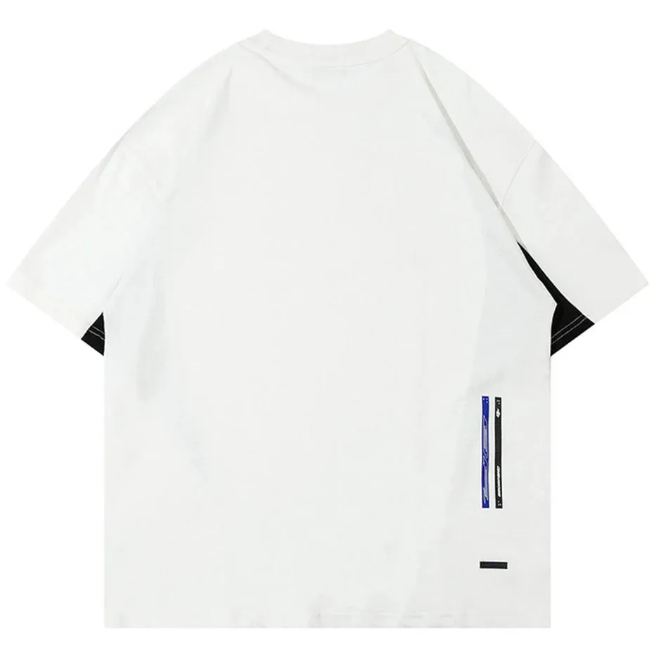 Aero | Patchwork Cotton T-Shirt