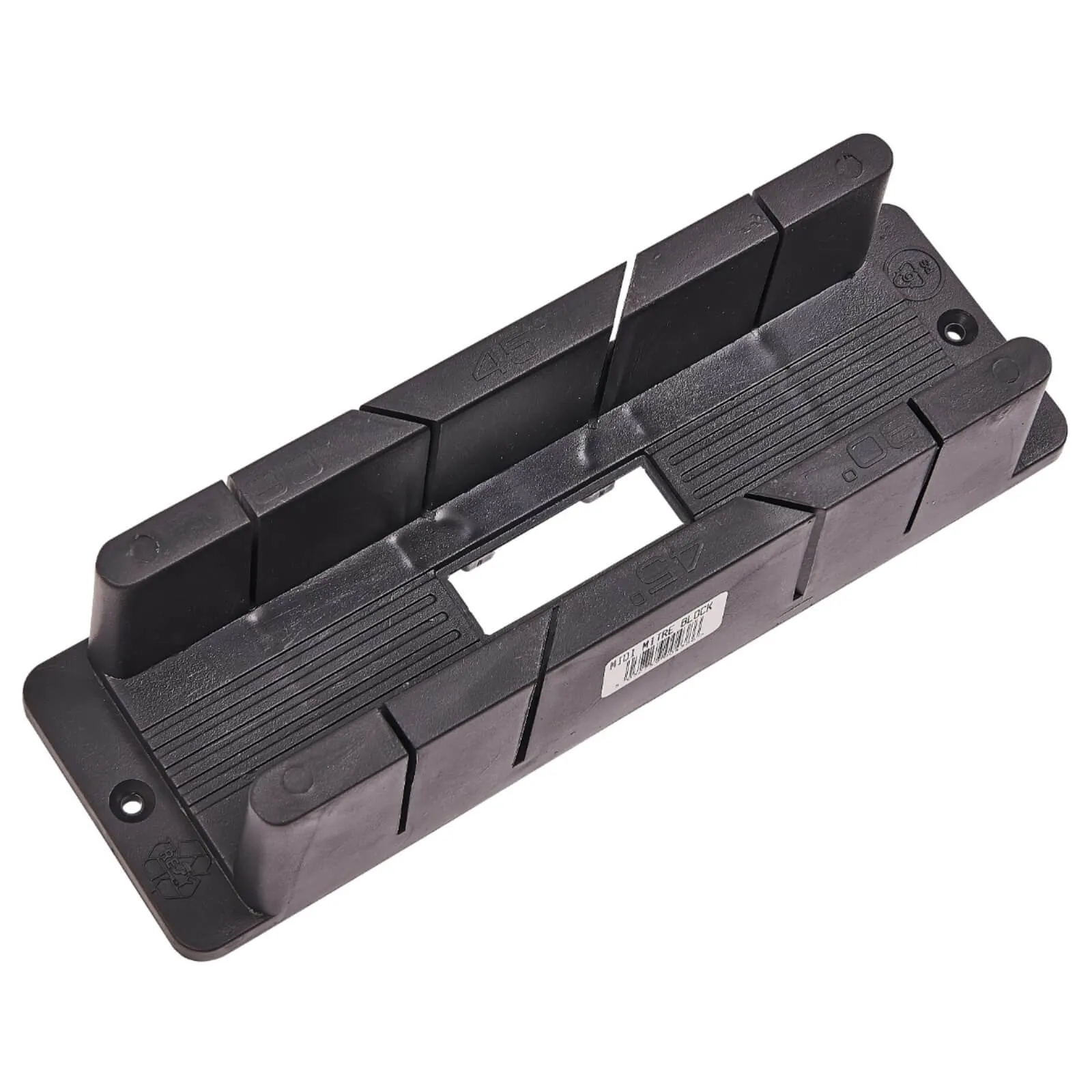 Amtech Mini/Midi Mitre Block Black Recycled Plastic