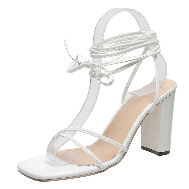 Ankle Strap gladiator high heel Sandals