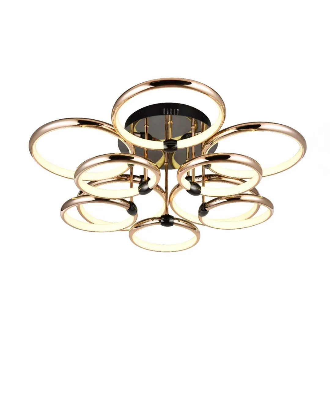 Atmospheric Circle 10-Rings Chandelier