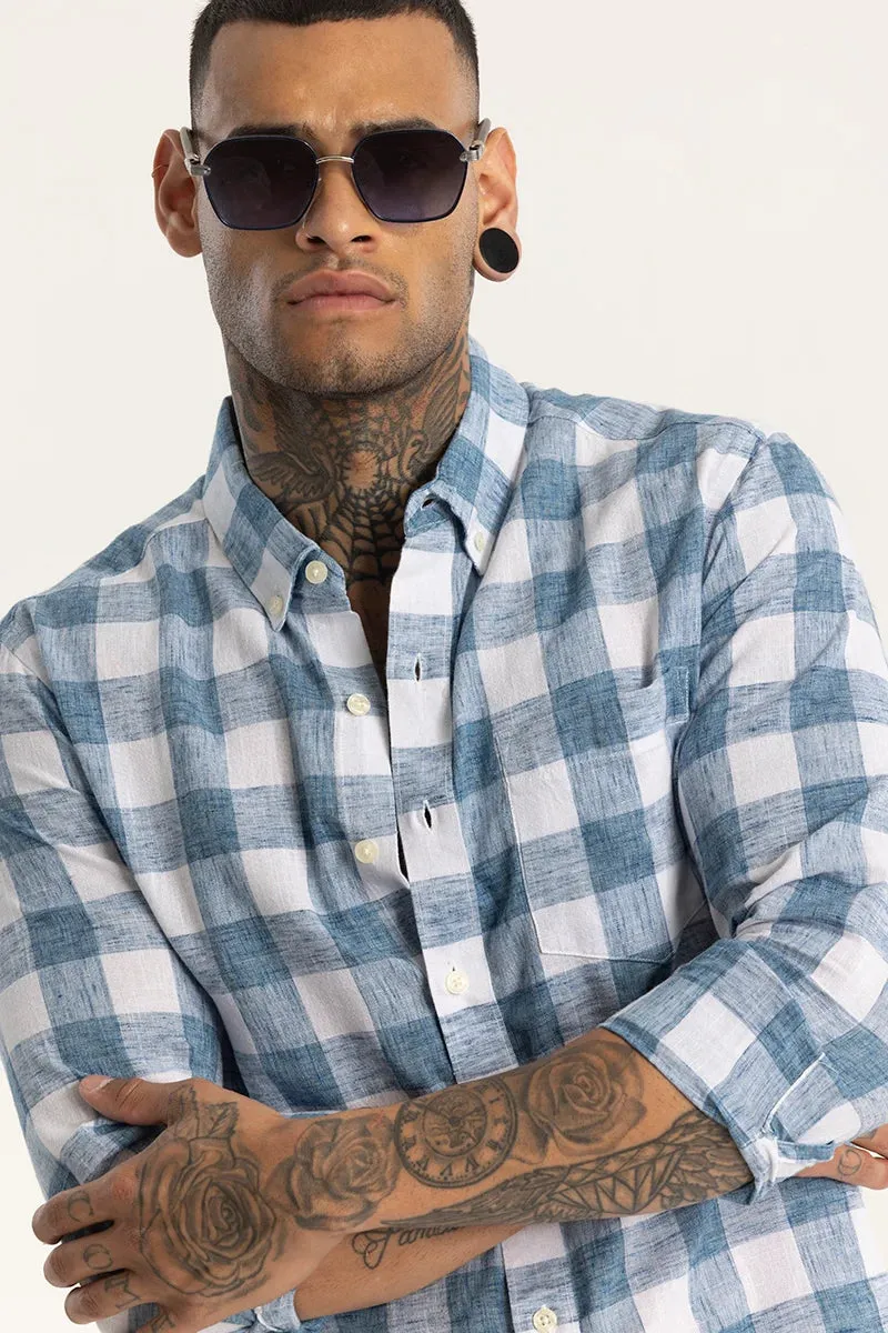 Blue Checks Linen shirt
