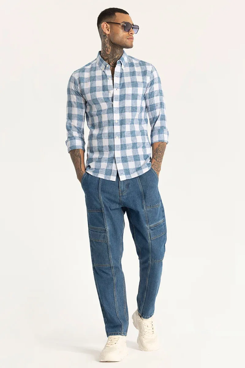 Blue Checks Linen shirt
