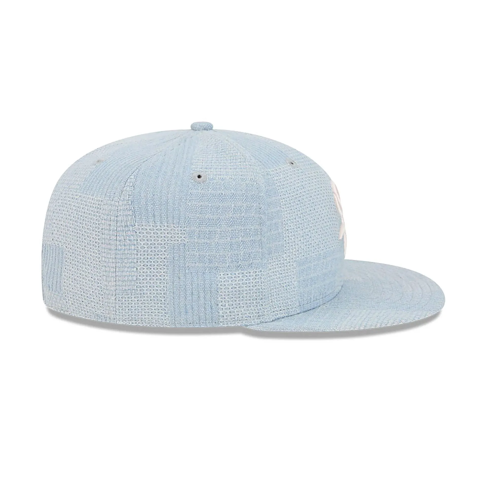 Chicago White Sox Denim Patchwork Open Blue 9FIFTY Snapback Cap