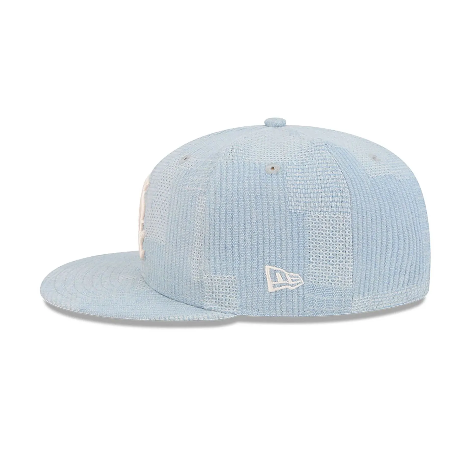 Chicago White Sox Denim Patchwork Open Blue 9FIFTY Snapback Cap