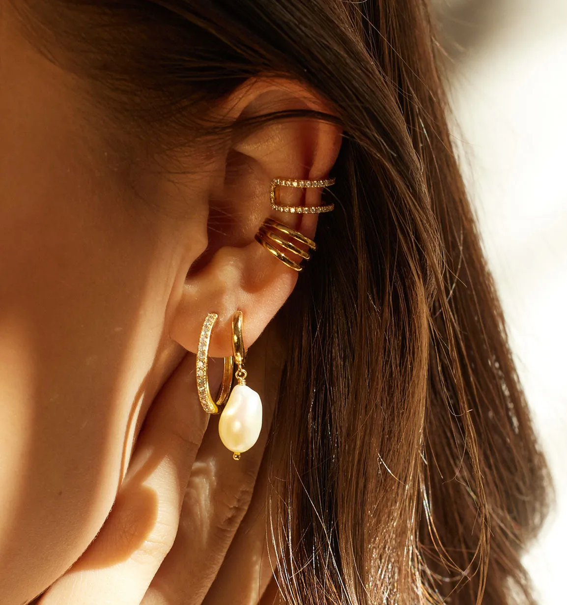 Crystal Hoops