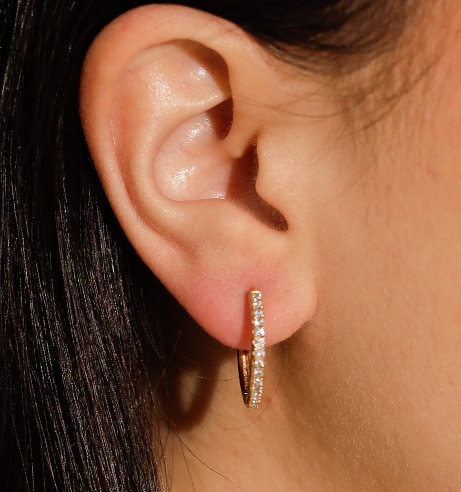 Crystal Hoops