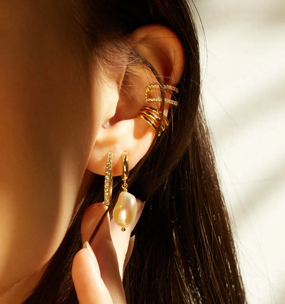 Crystal Hoops