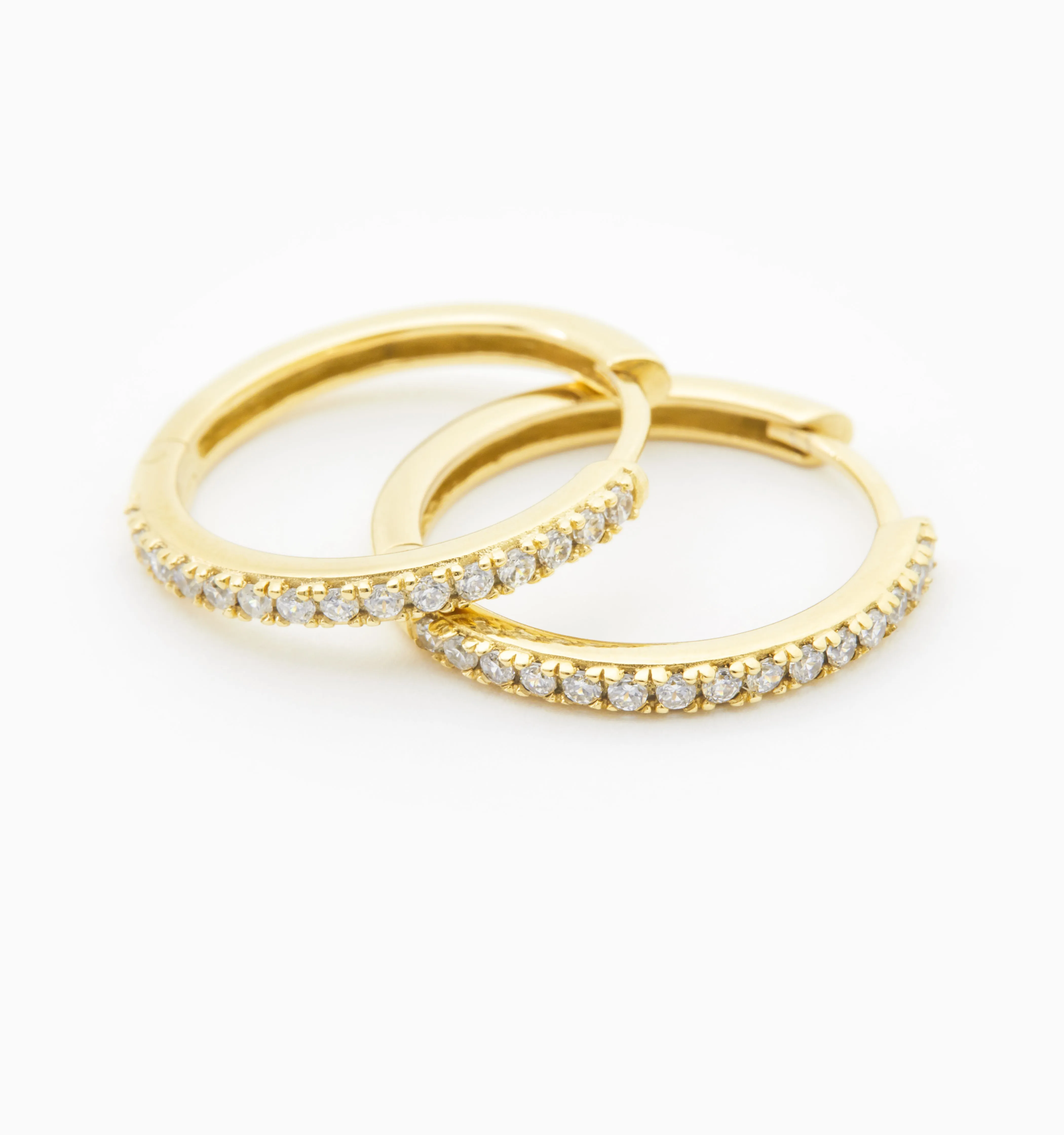 Crystal Hoops