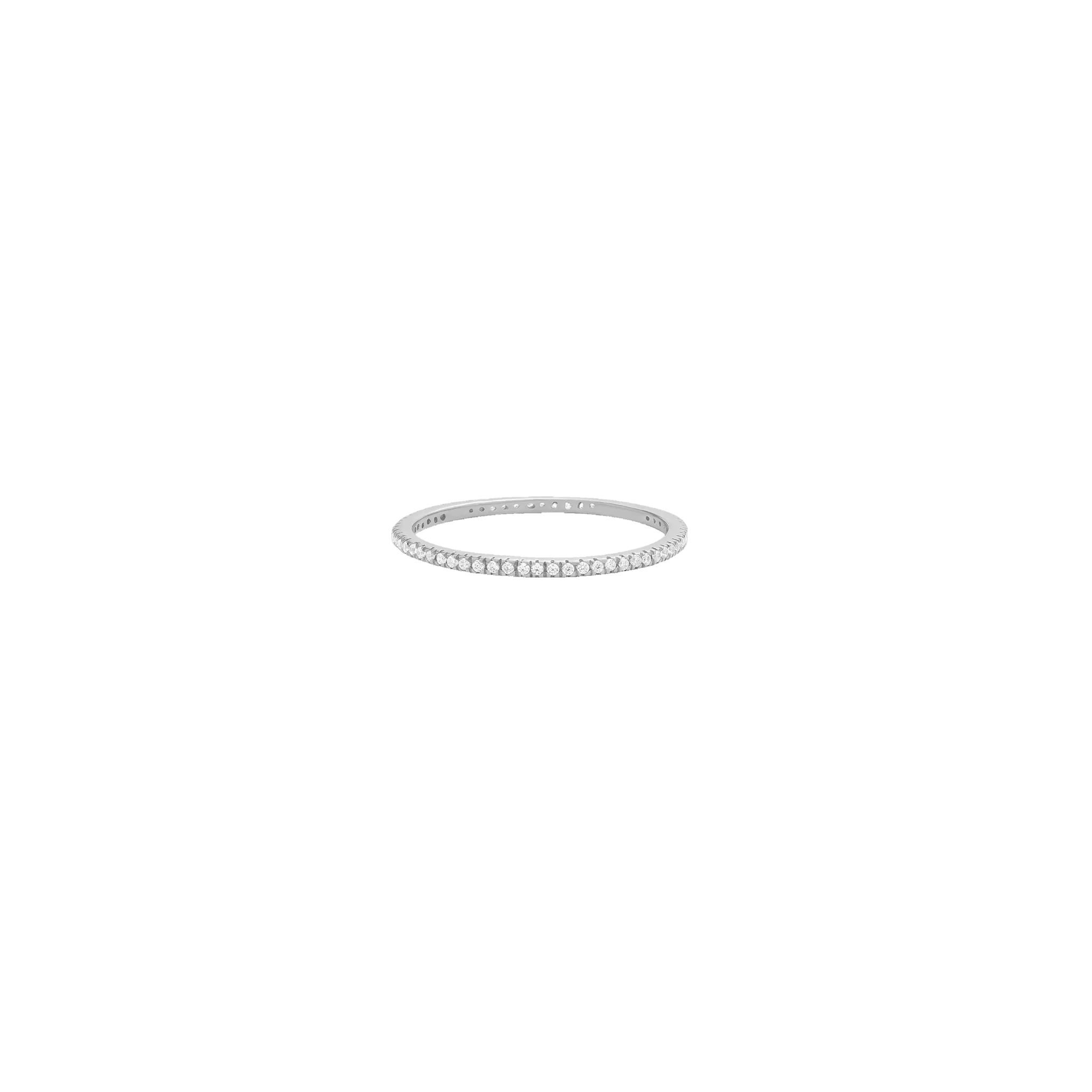 Diamond Eternity Ring - 14K White Gold