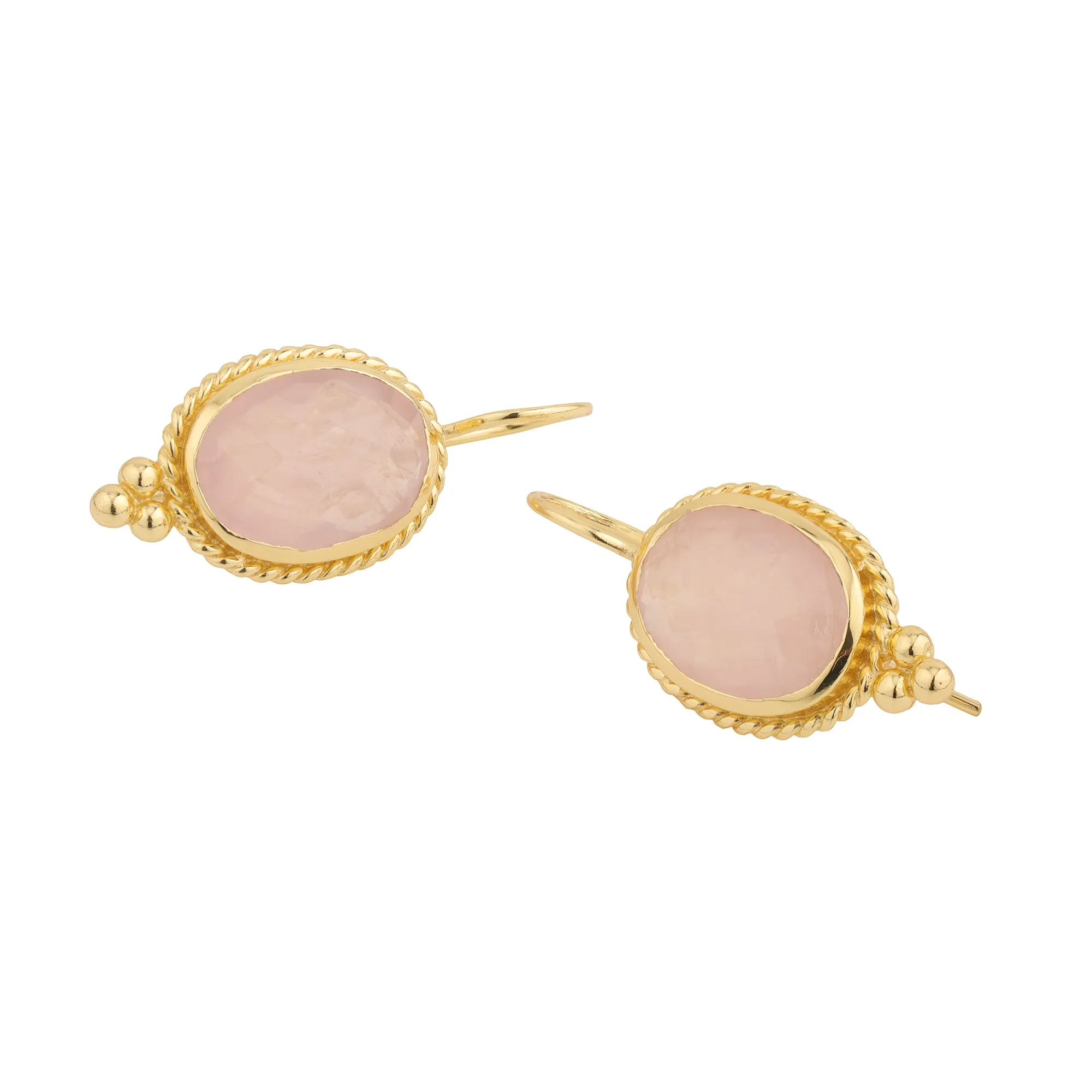 Rose Quartz Alia Earrings