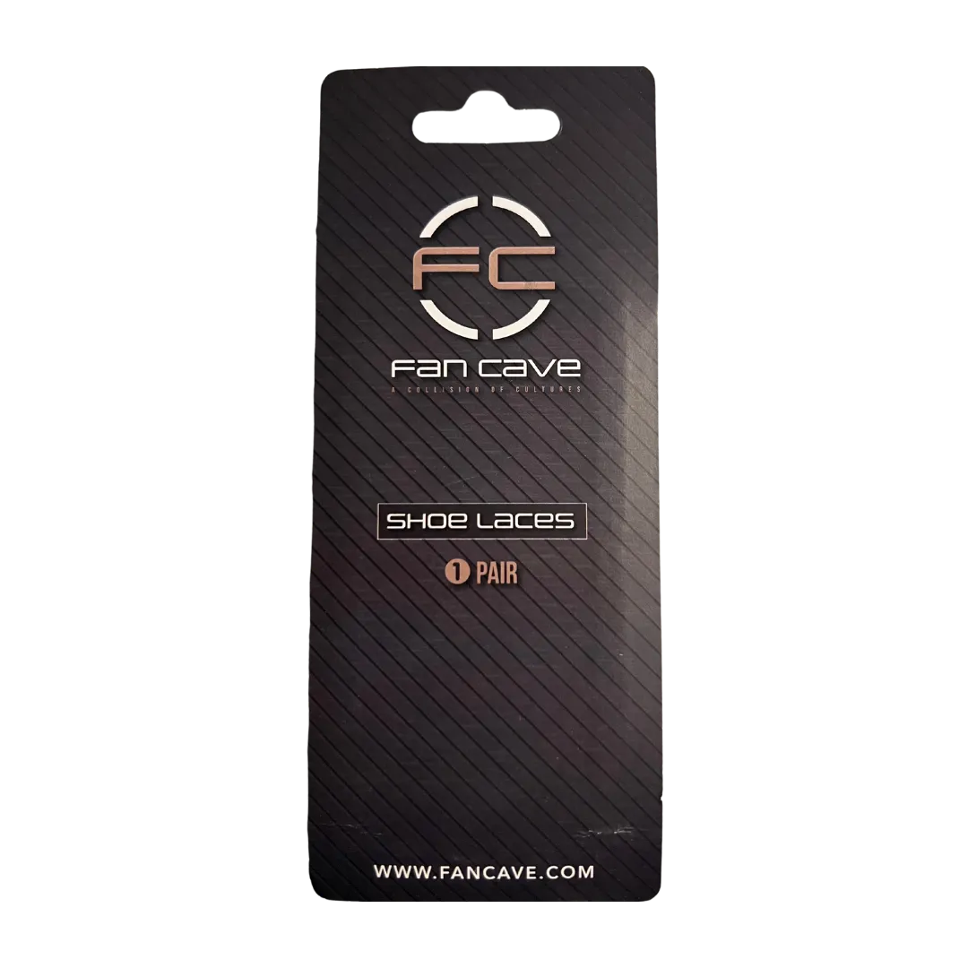 Fan Cave Standard Shoelaces - Black
