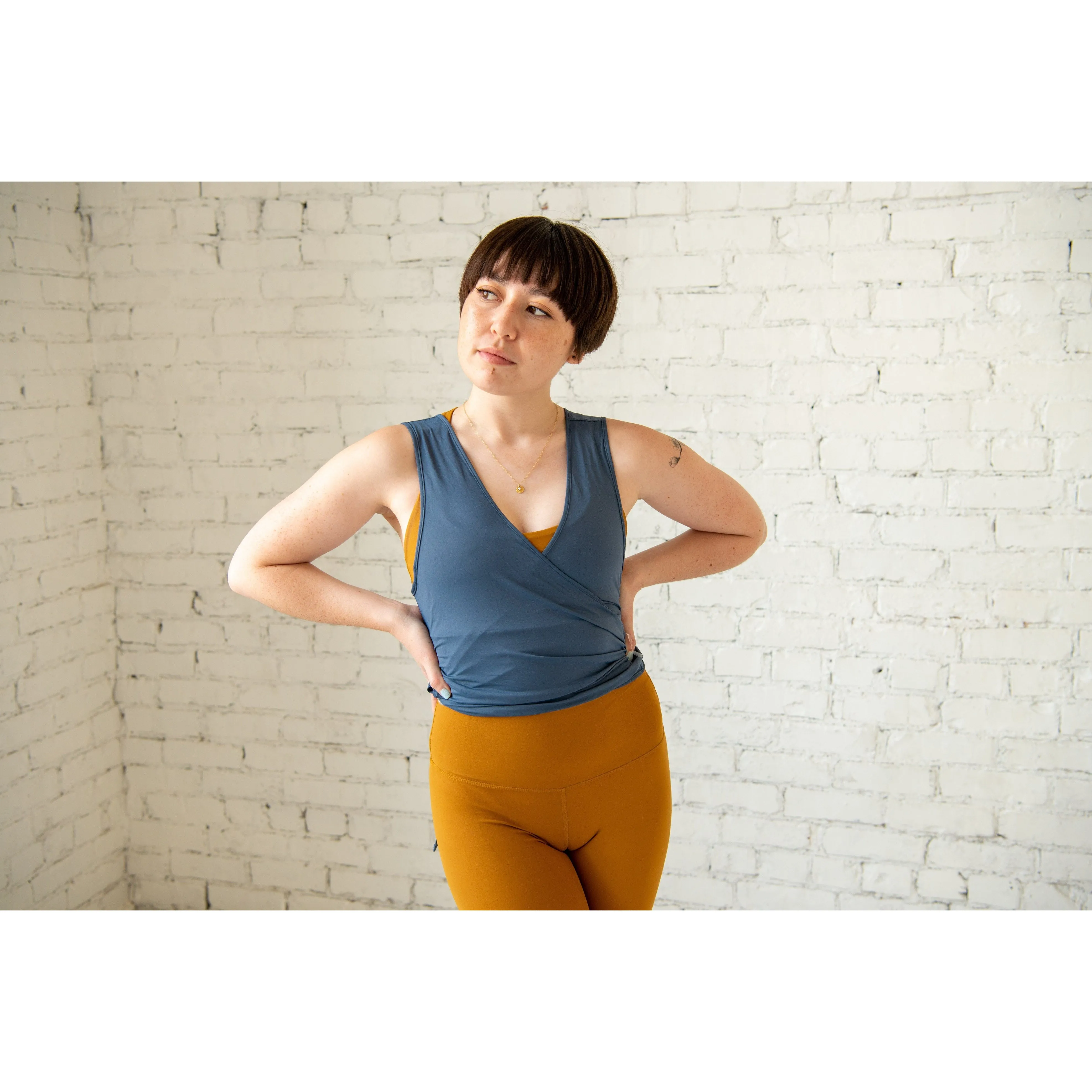 Goddess Wrap Top