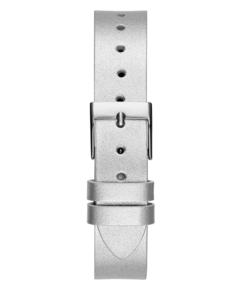 GUESS Ladies Silver Tone Analog Watch