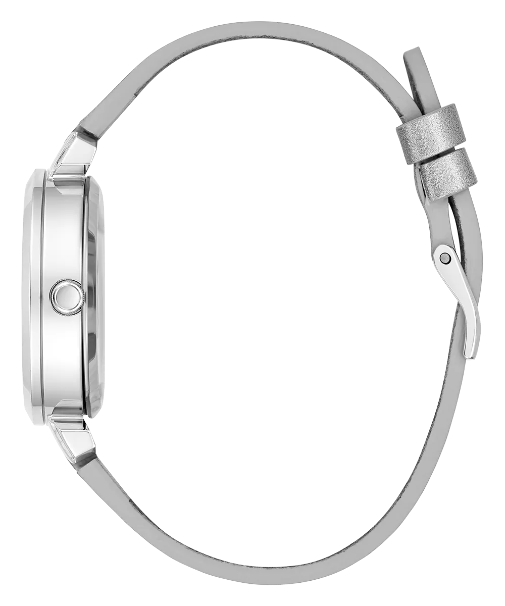GUESS Ladies Silver Tone Analog Watch