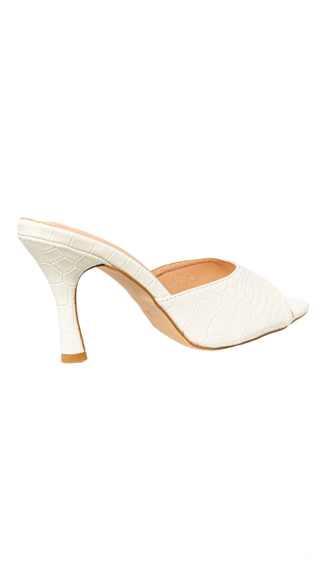 High heel sandals - White
