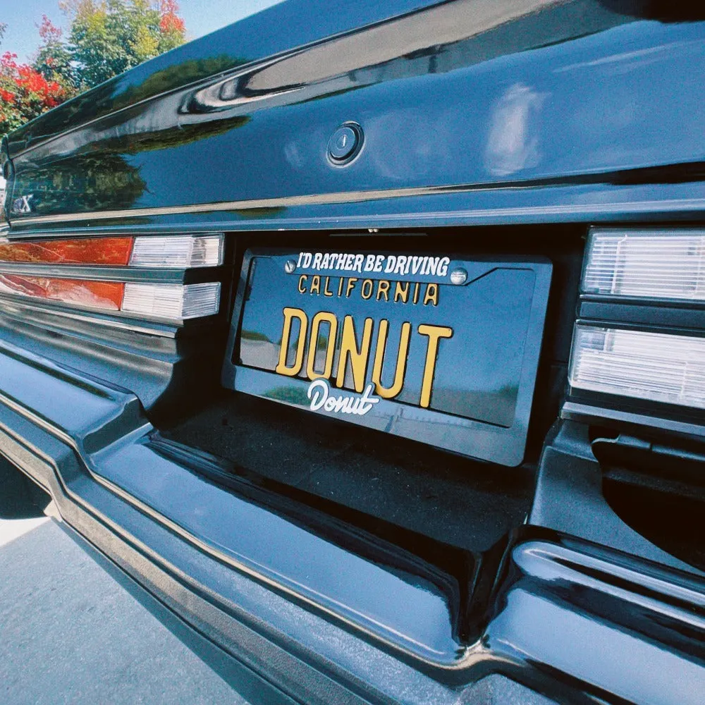 I'd Rather Be Driving License Plate Frame