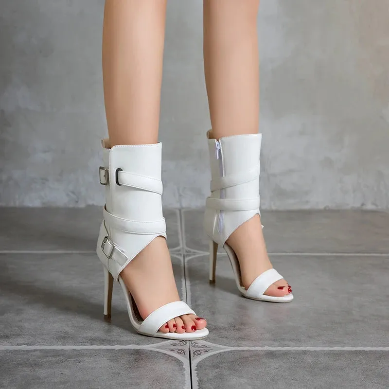 In Your Area Mid-Calf Sandals