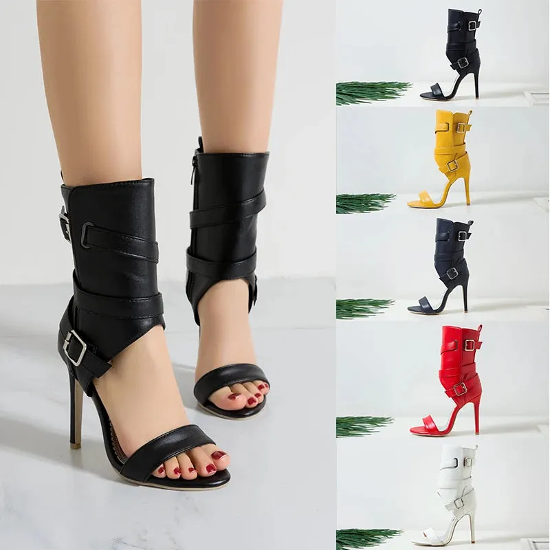 In Your Area Mid-Calf Sandals