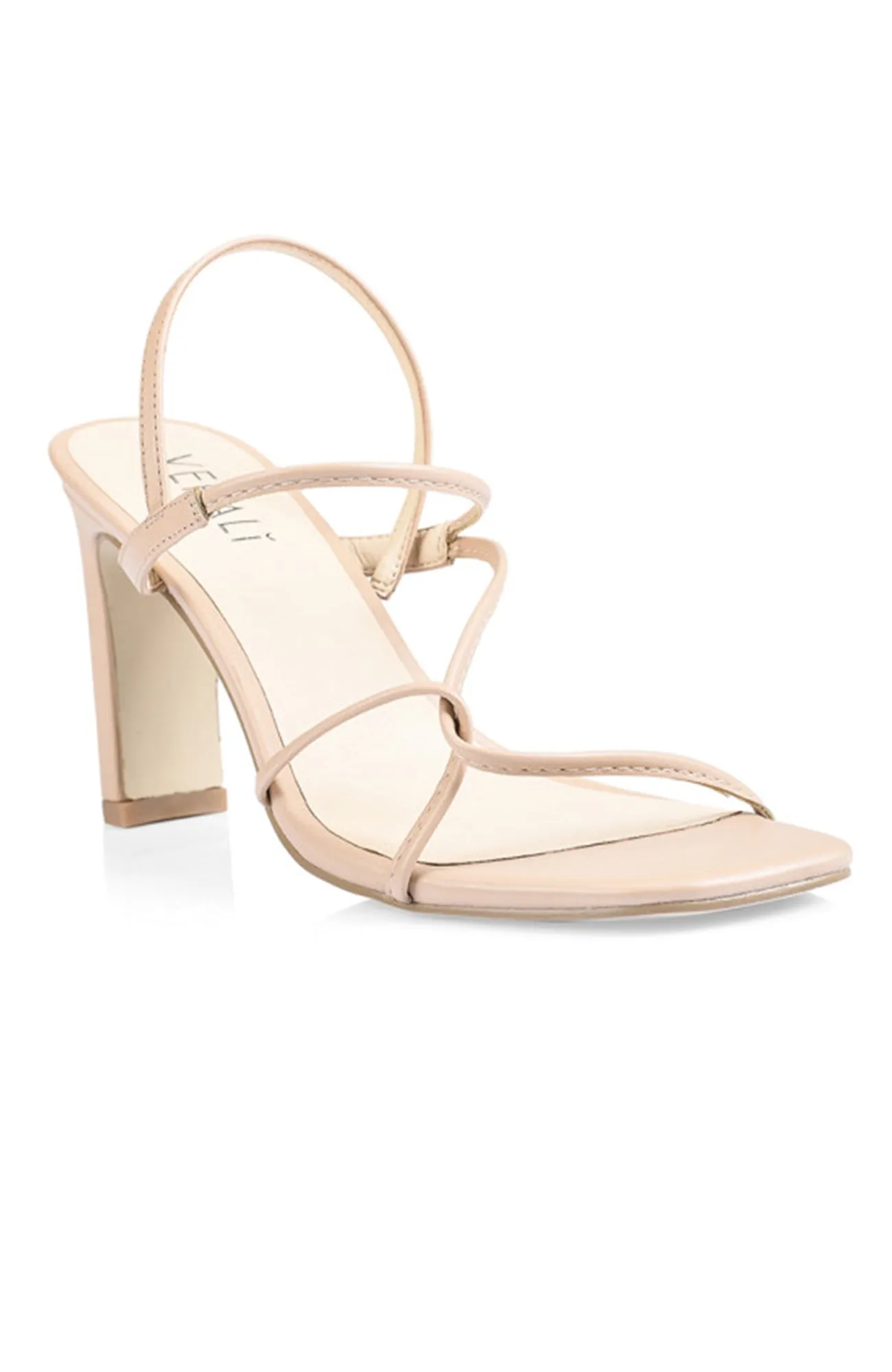 Kingston Strappy High Heel Nude Smooth