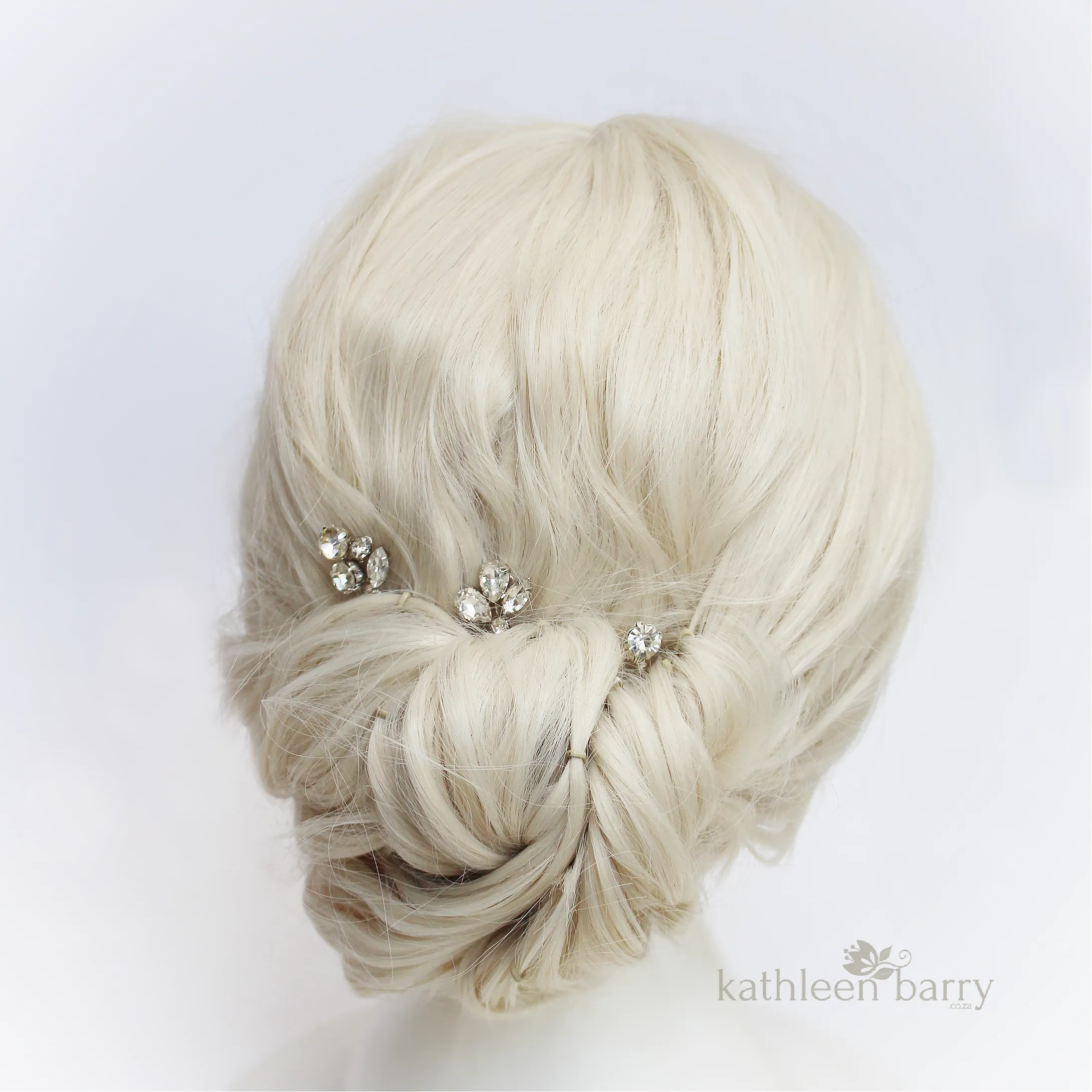 Kirstin dainty Rhinestone hair pins - sold individually (three style options) PRICES VARY