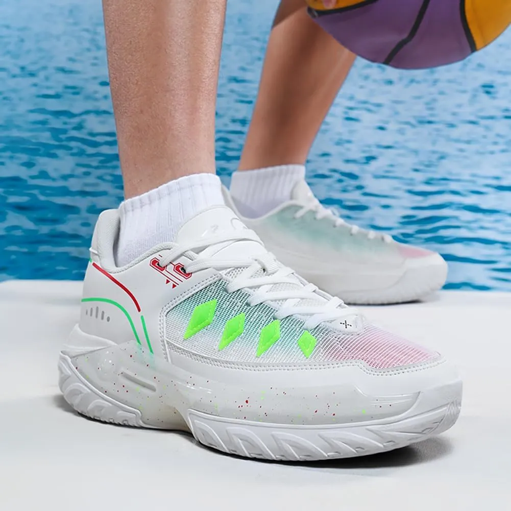 Men's Basketball Shoes, Fashionable Sneakers, Breathable and Non-Slip Shock-Resistant for Both Men and Women
