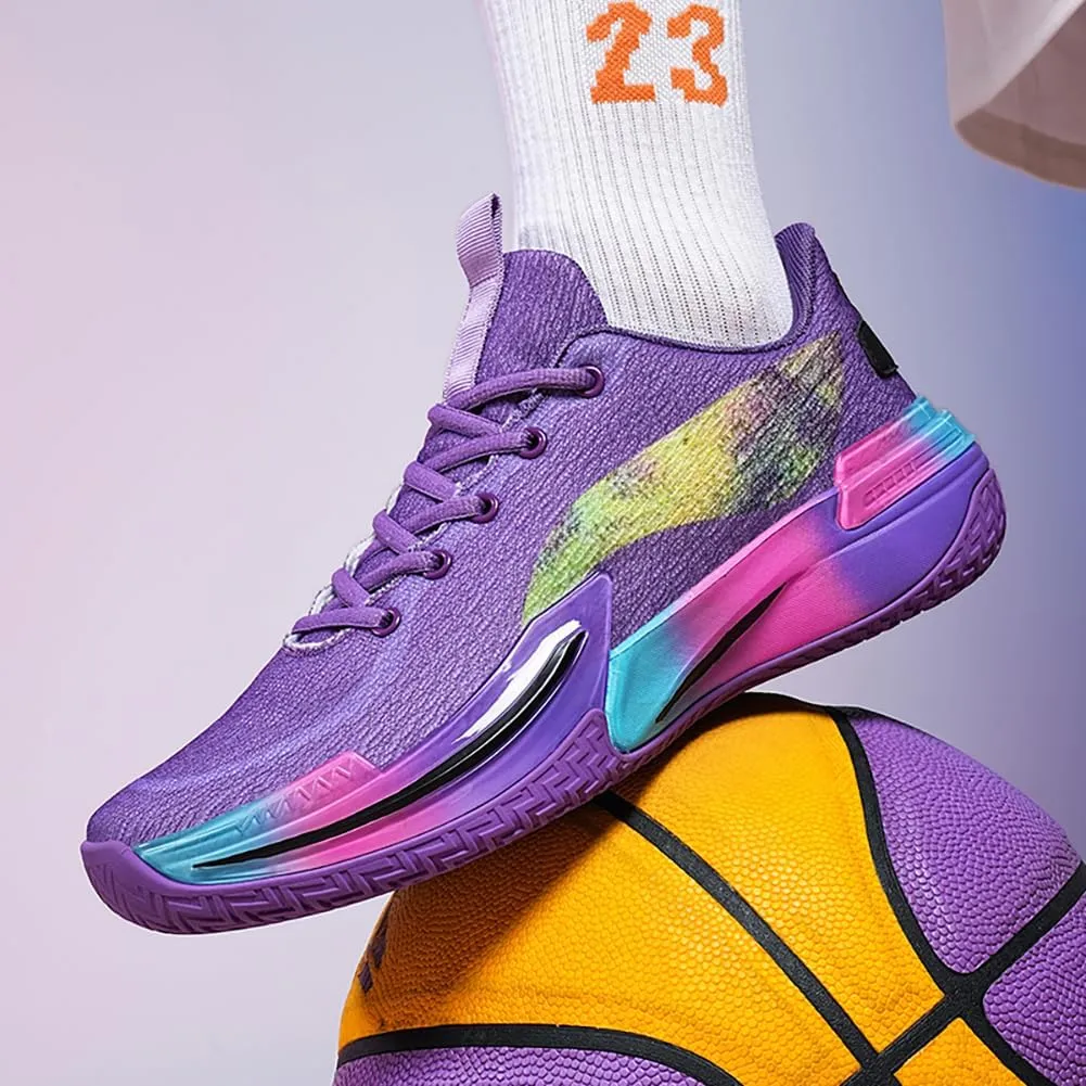 Men's Basketball Shoes, Fashionable Sneakers, Breathable and Non-Slip Shock-Resistant for Both Men and Women