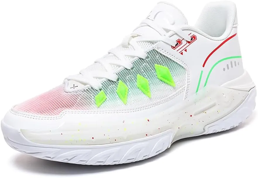 Men's Basketball Shoes, Fashionable Sneakers, Breathable and Non-Slip Shock-Resistant for Both Men and Women