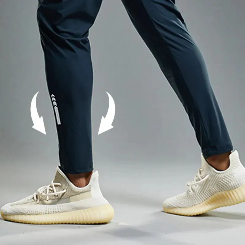 Mens Training Gym Fitness Trousers Elastic Men Running Sport Pants Jogging Sweatpants Casual Outdoor