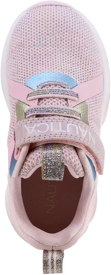 Nautica Kids' Light-Up Flashing Sneaker Athletic Running Shoes with Strap | Fashionable and Fun for Boys and Girls | Available in Toddler and Little Kid Sizes