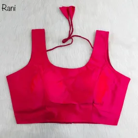 NEW BOLLYWOOD PLAIN BLOUSE
