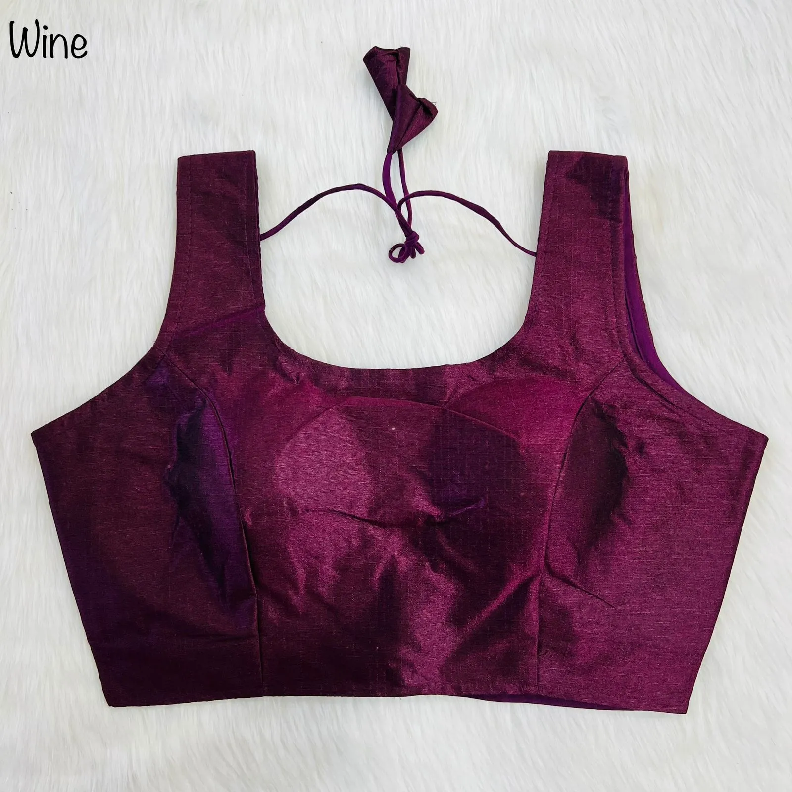 NEW BOLLYWOOD PLAIN BLOUSE