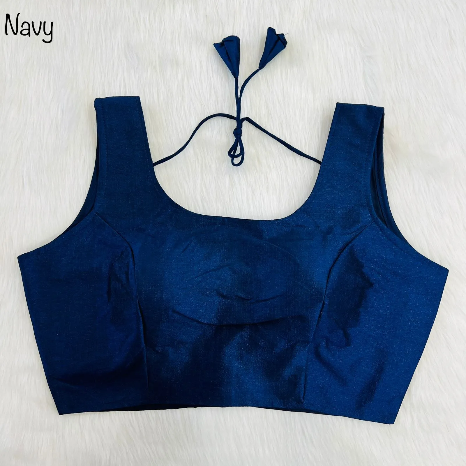 NEW BOLLYWOOD PLAIN BLOUSE