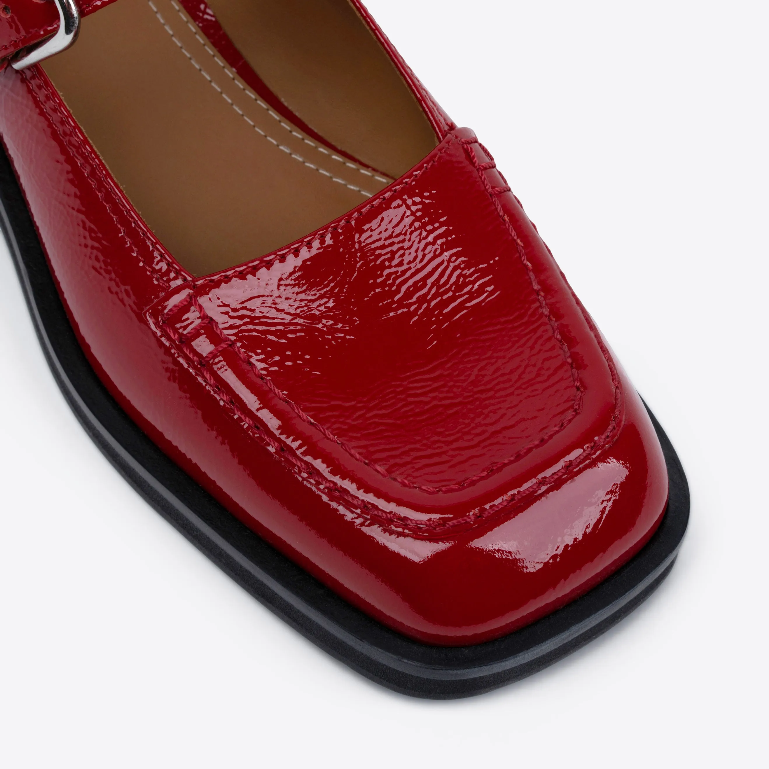Norman Maryjane Red Patent