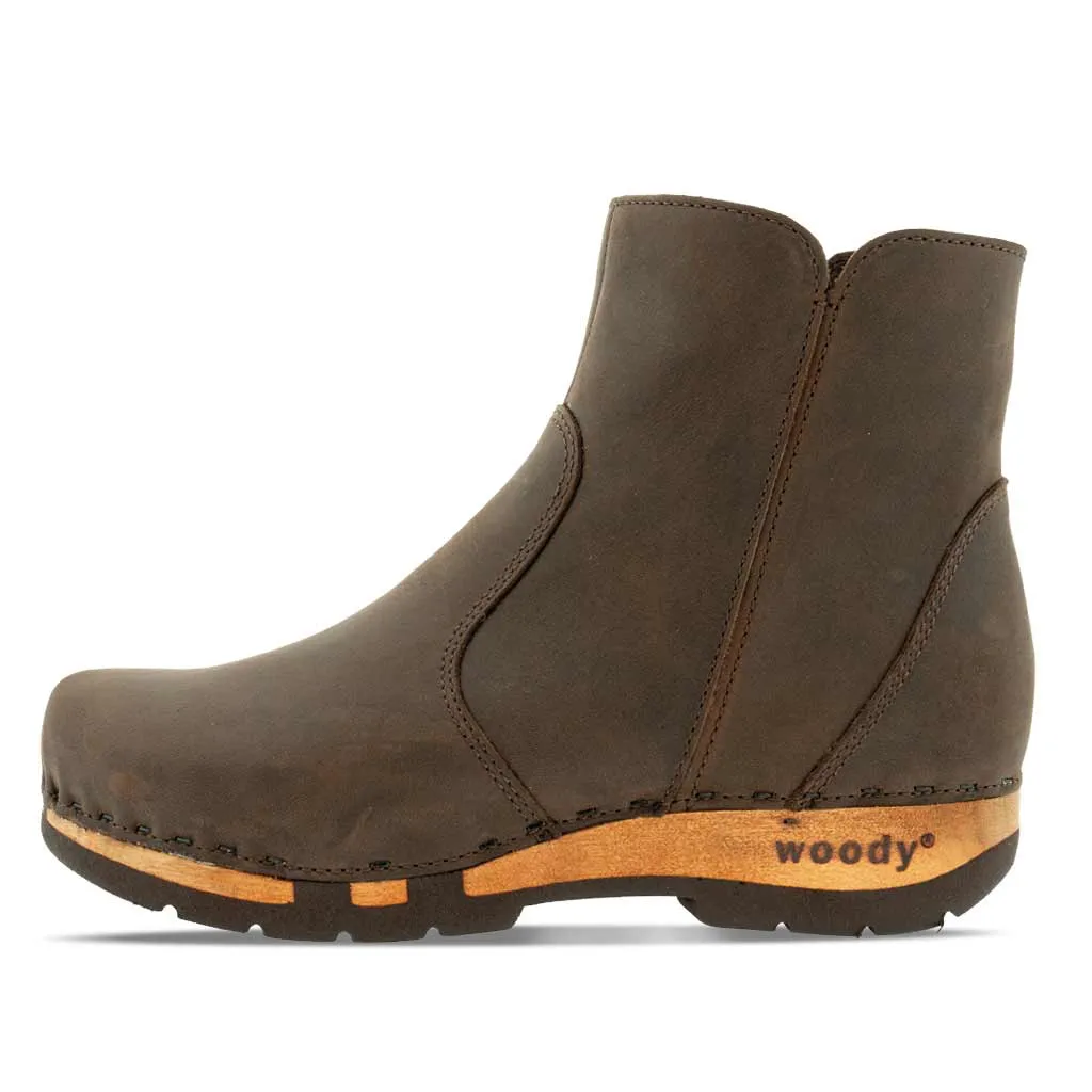 Olga Damen Clog Stiefelette woody®
