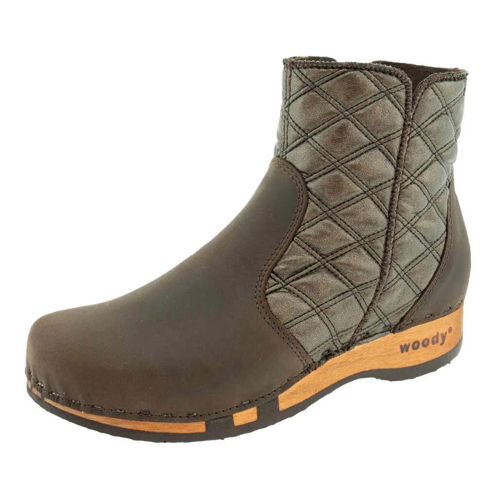 Olga Damen Clog Stiefelette woody®