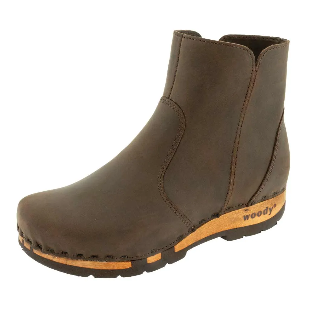 Olga Damen Clog Stiefelette woody®