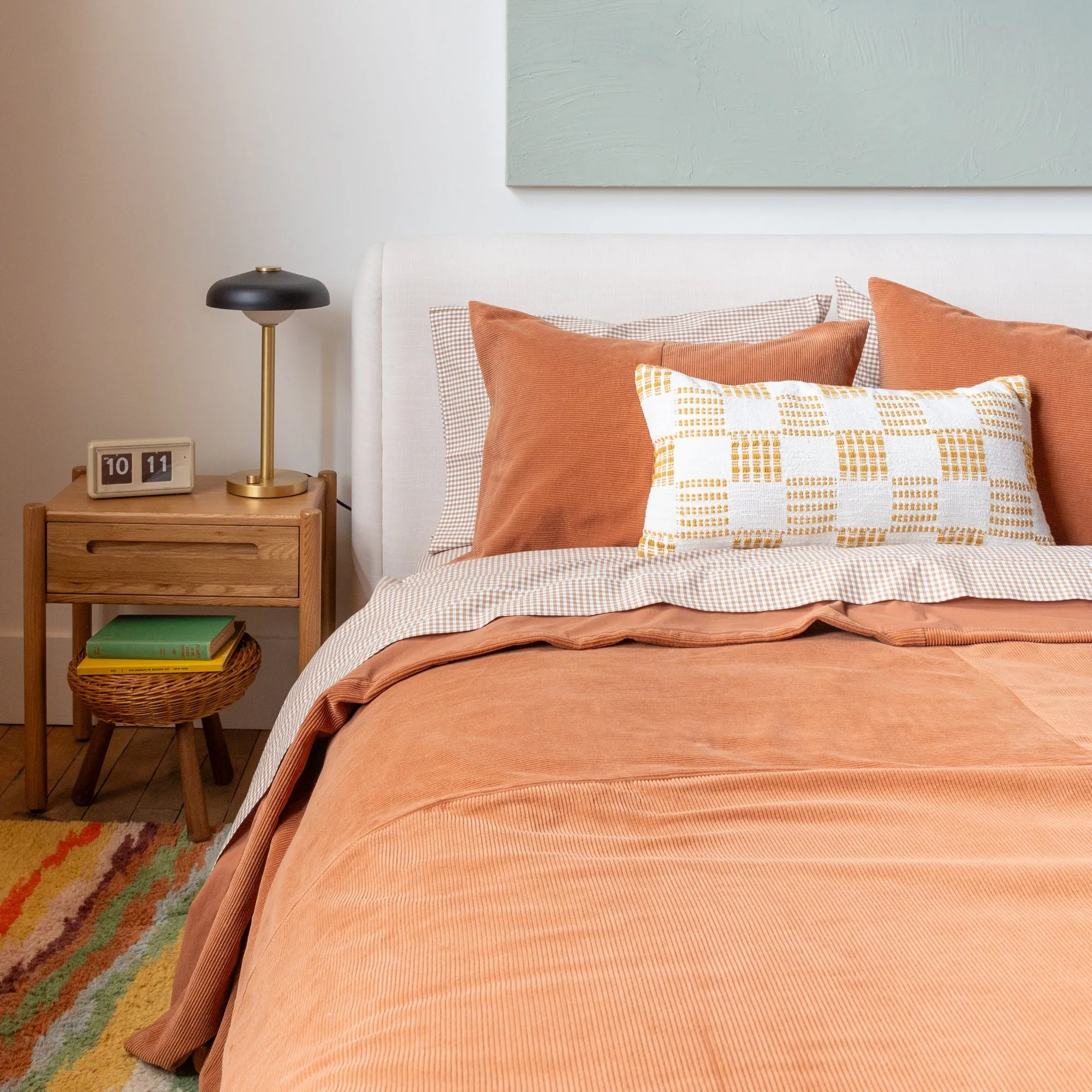 Patchwork Corduroy Duvet Cover