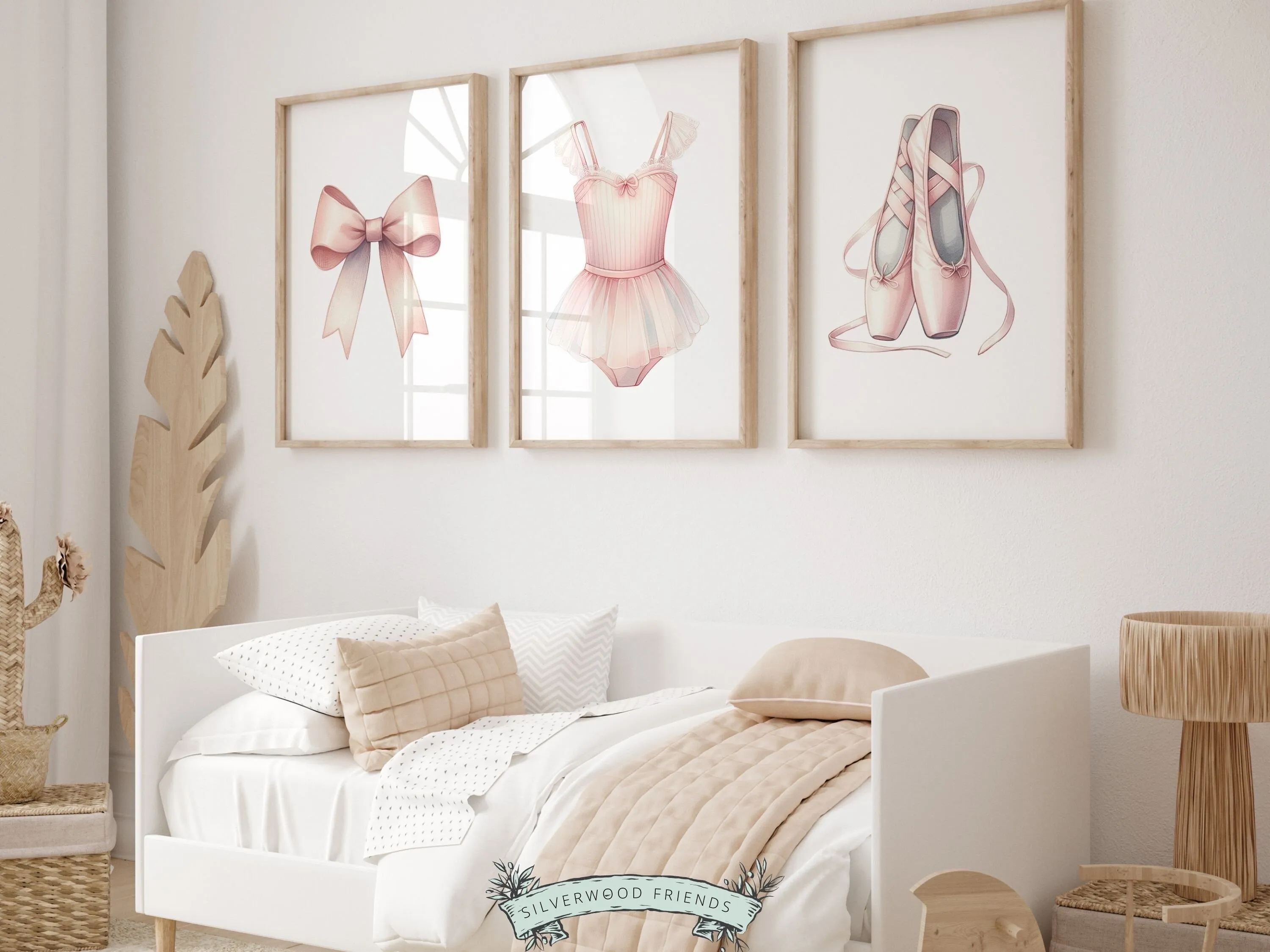 Pink Ballet Nursery Prints