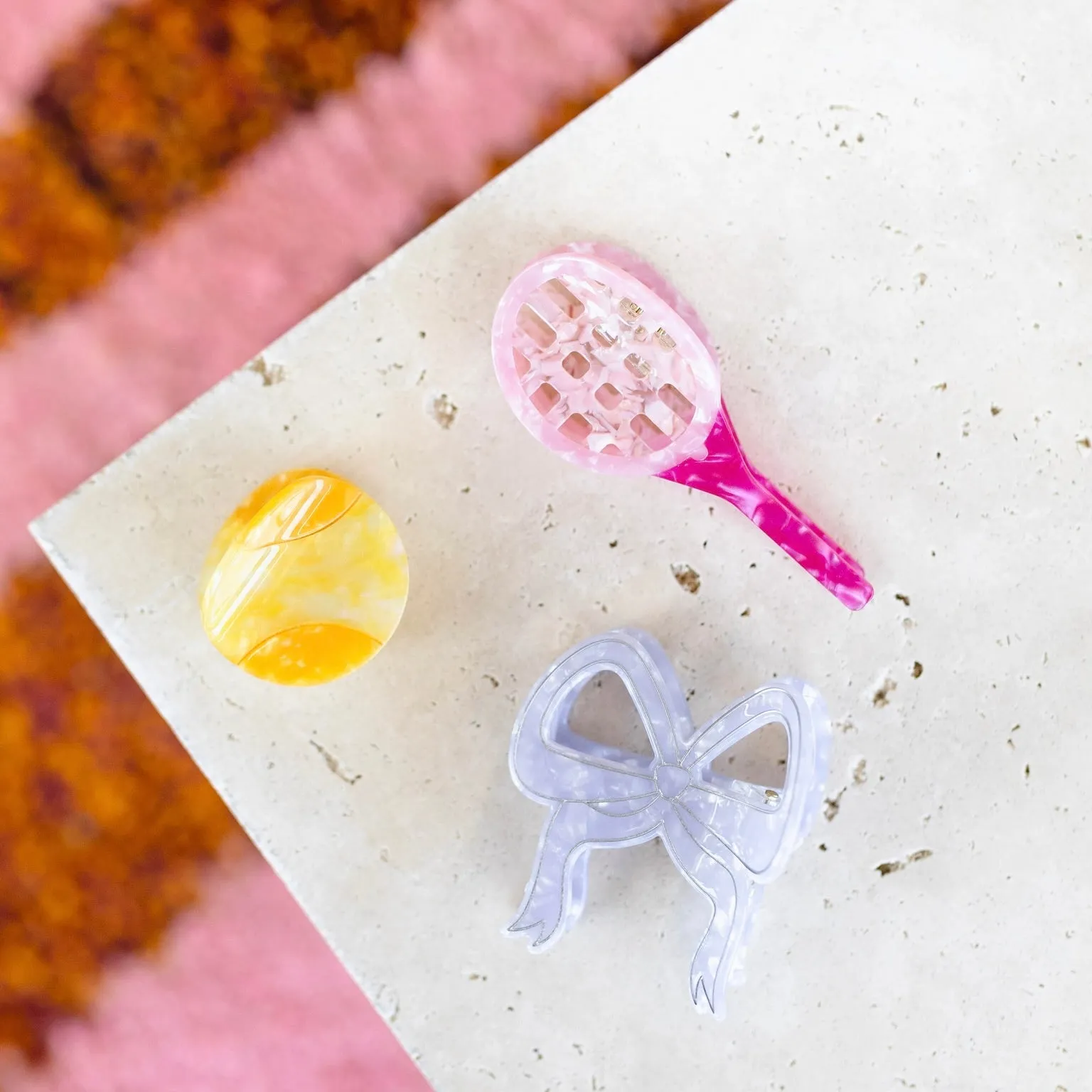 Tennis Girl Claw Clip Set (3)