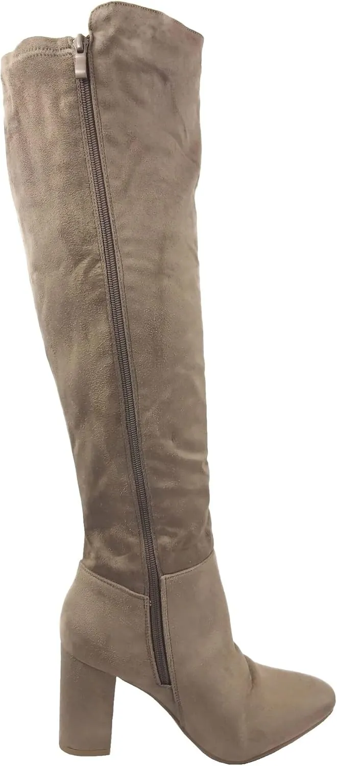 TOP Moda Womens Classy High Heel Knee High Boots