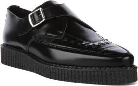 Underground Apollo In Black Buckle Shoes