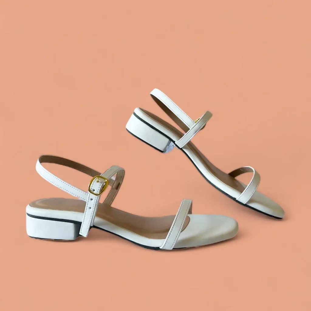 YANA Classic Strap 1” Block Heel Sandals