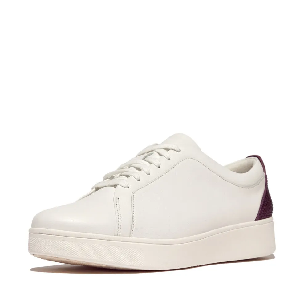 รองเท้าผ้าใบ ผู้หญิง รุ่น RALLY CRYSTAL-BACKTAB LEATHER TRAINERS